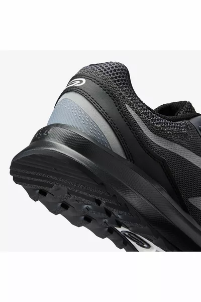 Run  Men's Running Shoes -Black/Grey - Maximum Performance and Comfort