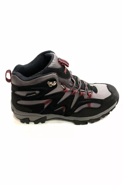  مقاوم للماء Dk رمادي أسود الرحلات في الهواء الطلق أحذية مضادة للماء نهاية السلسلة انتهت صلاحية الضمان