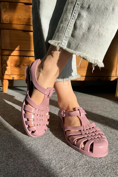 Ruby lilla Belt Detail Sandali da donna