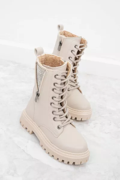 Stivali e stivaletti beige per bambini 