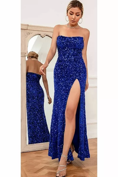 تريند المخملية شق اللباس