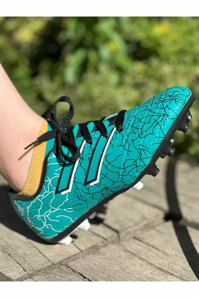 Снаряжение для мальчиков Футбольная обувь на шнуровке с искусственным покрытием