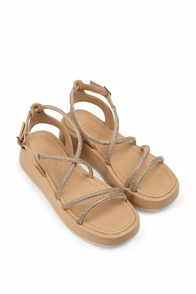 Beige Women's Sandals