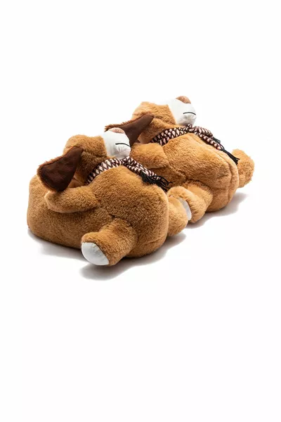 Yeye Femme Animal Panduf Marron /