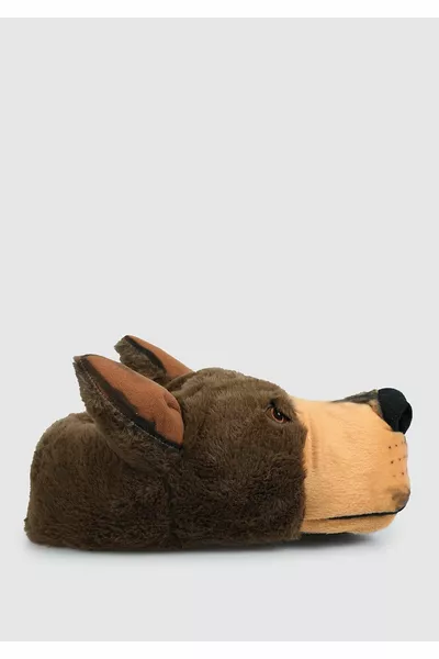 Кафе-бежови мъжки домашни чехли