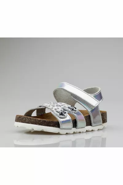 Mädchen Sandalen aus echtem Leder, orthopädische Velcro-Sandalen