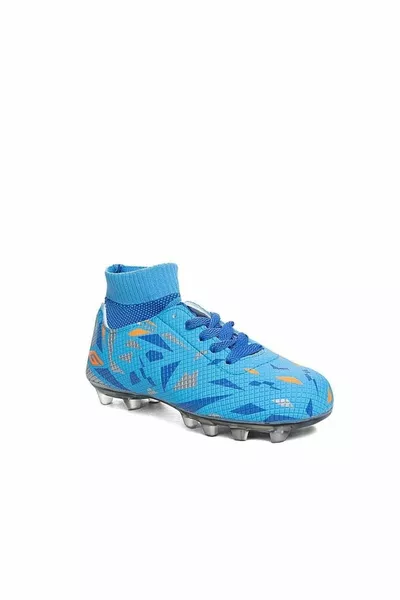  Scarpe da calcio Turchese blu calzini alla caviglia Scarpe da calcio