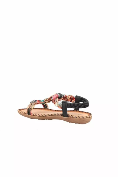 -6 Soft Sole zwarte kindersandalen