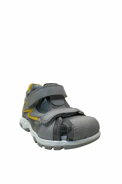  Orthopedisch % echt leer Baby Boy grijze korset sandalen