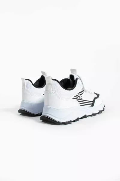 Еднополови детски маратонки с лепенка и еластична лента, удобни ежедневни, спортни обувки с лека полиуретанова подметка