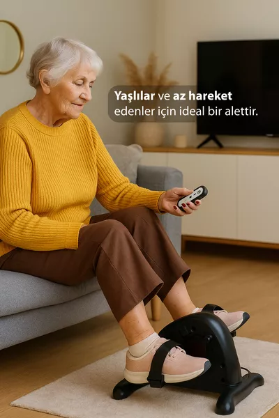 Мини електрическо ръчно и крачно тренировъчно колело с дигитален дисплей, елиптично тренировъчно колело