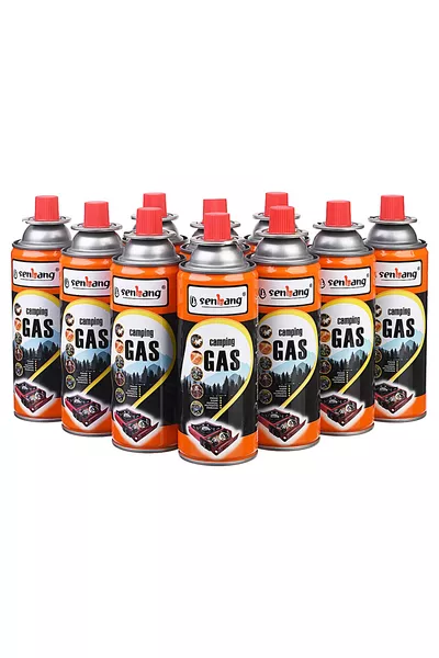 Cartouche de gaz pour réchaud de camping  g avec valve – Pack de  | Compatible chalumeau & réchaud de camping