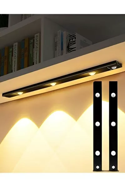  3W Bella Slim Kastlamp met Beweging Sensor Zwart Dimbaar LED Kastlamp Stijlvol en Praktisch T