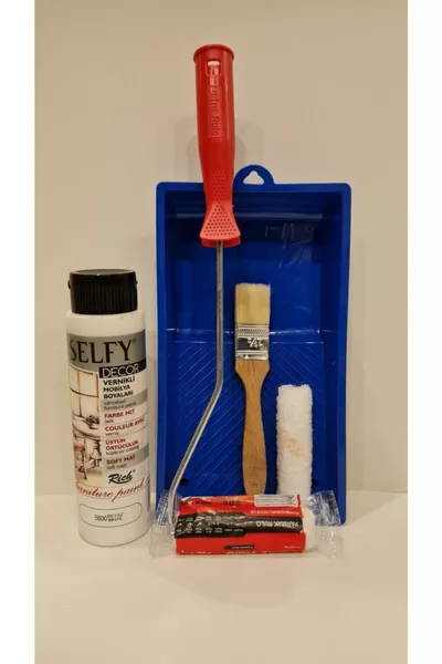 مجموعة طلاء الخزائن البيضاء ذات الطلاء الذاتي سيلفي ديكور  سم مكعب ( غ)