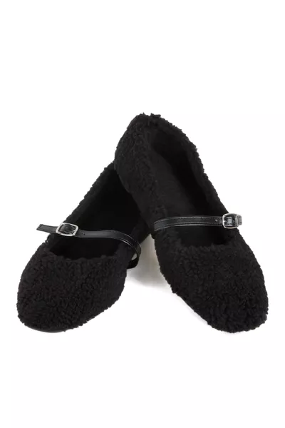 PELUCHE PELUCHE À PLUMES CRAVATE CHEVILLE, CHAUSSURES DE BALLET POUR FEMMES