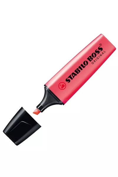 Ручка Boss с флуоресцентными чернилами Красно-Розовая /