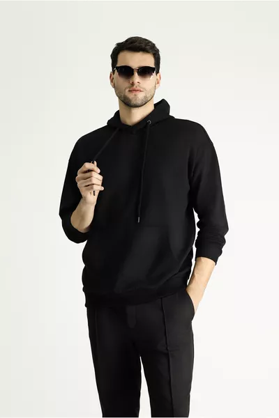 Hooded Oversized Cotton Sweatshirt