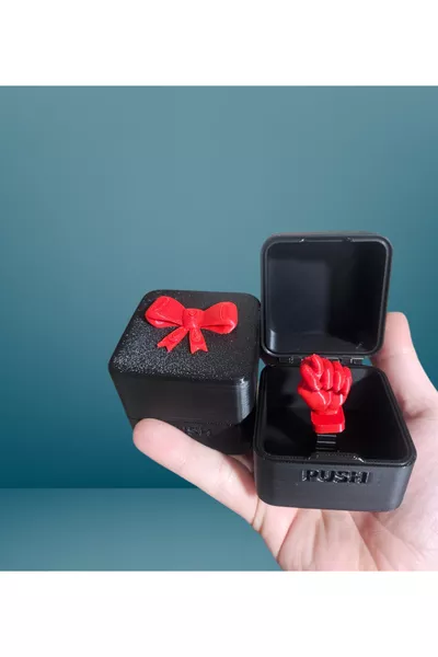 Nah Черная Сюрприз Коробка – Коробка Шуток и Юмора – Забавный Подарок, Крышка Открывается Ручкой