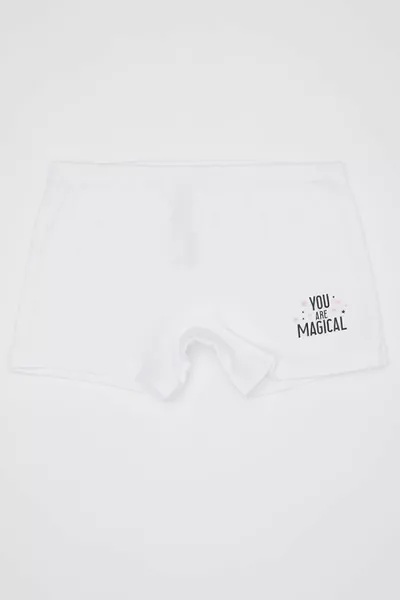 Girls' Printed Long Fit 2-Piece Boxer hs