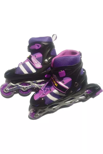 Pattini per bambini con 4 ruote regolabili e luci HSERI