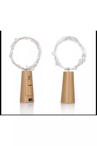 Светодиодная лампа Fairy LED для бутылок с пробкой из пробки, дневной свет, 1 штука