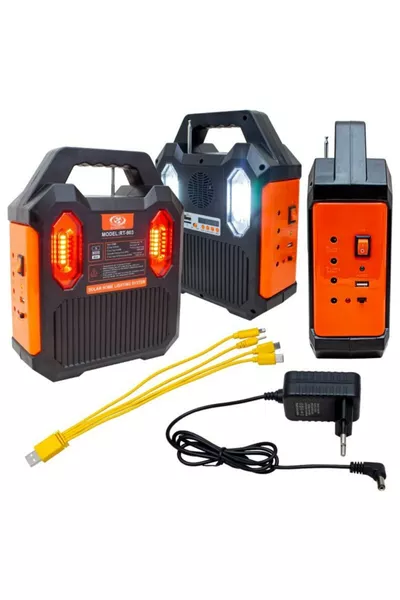 Супер солнечная панель  радио фонарь с подсветкой для кемпинга  с красным соусом