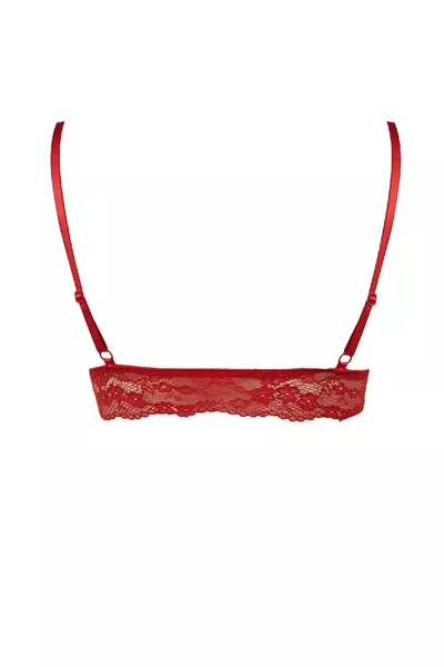 Red Lace Padded Bralette - Fall In Love au