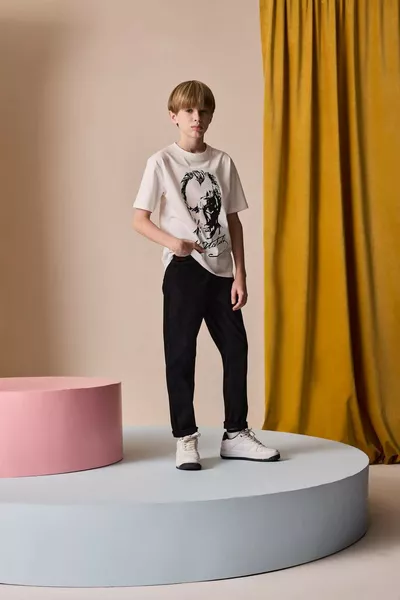 Boys' Black Gabardine Pants sm