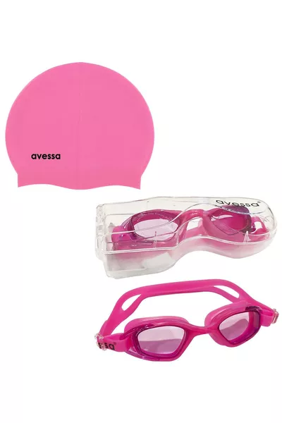 Комплект за възрастни с 2 басейна в розово