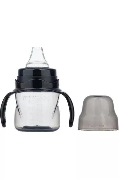 Tasse éducative avec poignée anti-goutte, ml, noir, 6 mois, 1 pièce