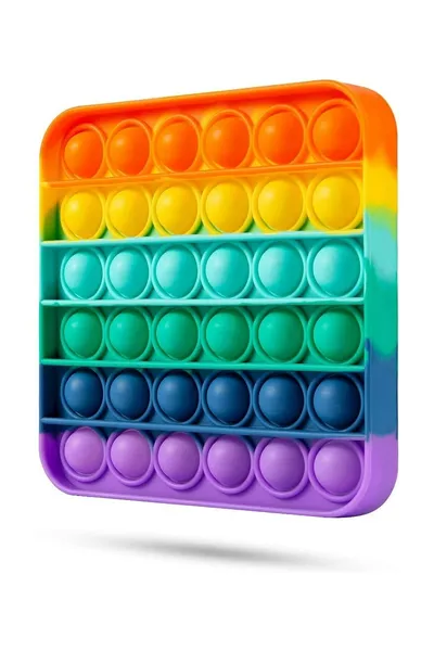 Popit Sensorisches Spielzeug Mentales Stressspiel Popit Regenbogen