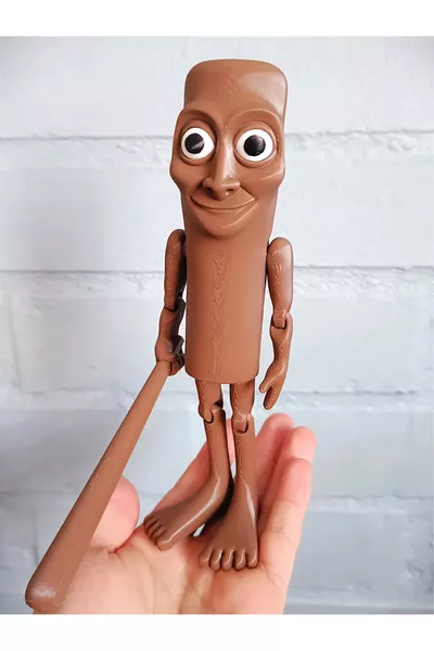 تمثال تونغ تونغ تونغ للسحور – ارتفاع 0.5 سم من مادة PETG صحية، تمثال ثلاثي الأبعاد متحرك وزخرفي