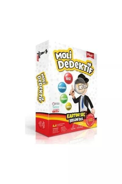 Moli Detective – 2 Giochi in 1 – Gioco Educativo, di Intelligenza e Strategia