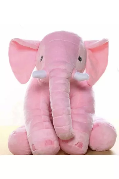 صديقي للنوم فيل كبير ناعم من القطيفة  سم