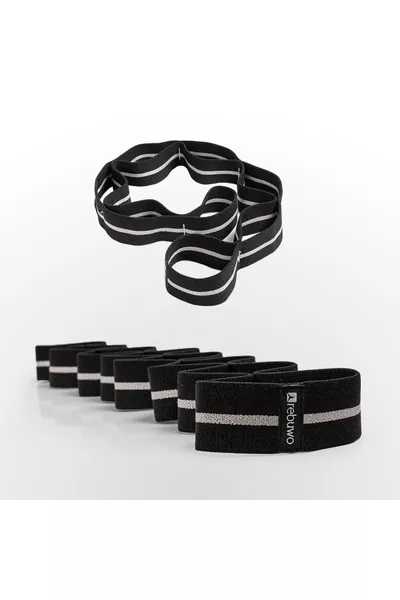 Achtstufiges Pilates-Band Widerstandsband Yoga-Gummiband Dehnungsband Set