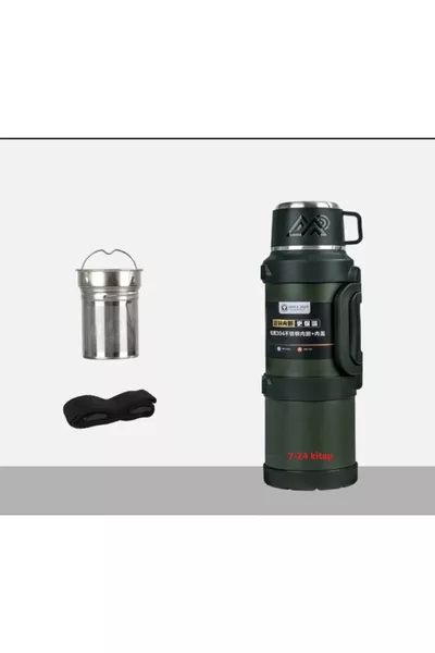 безопасна неръждаема стомана 3,2 л термос, запазващ топло и студено