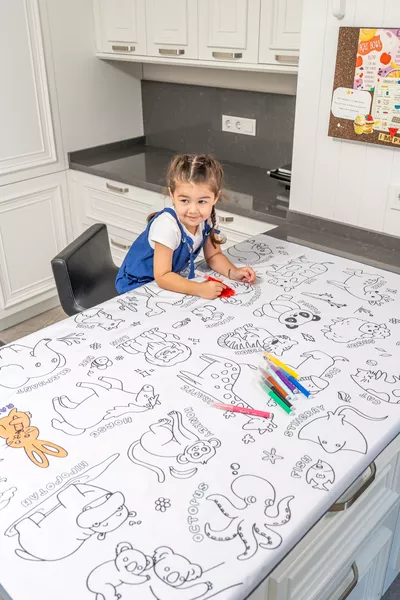 حصيرة لعب تعليمية مقاومة للماء وقابلة للغسل وإعادة الطلاء