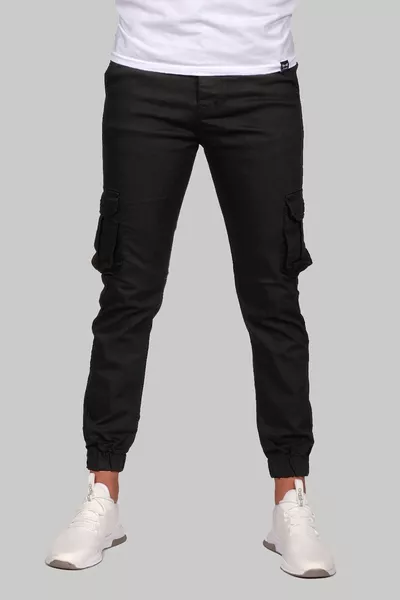 Cargohose für Herren Schwarz