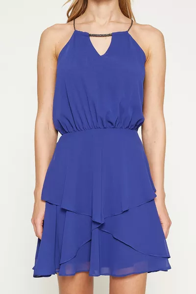 فستان أزرق نسائي FW