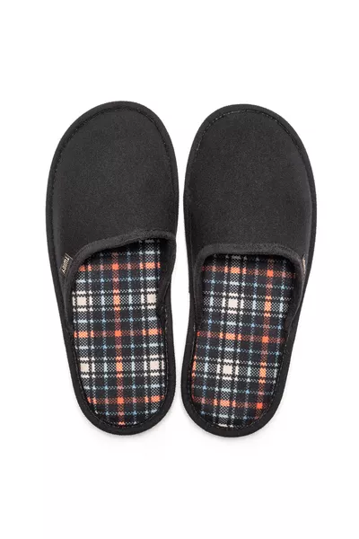 Pantofole da uomo Promo Nero-2 /