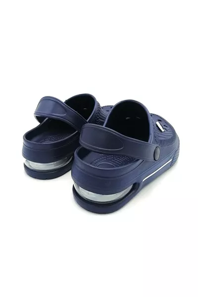 Sabo Air Navy Blue Slippers with Bubbles Nurse Slippers Chef Slippers Hospital Slippers