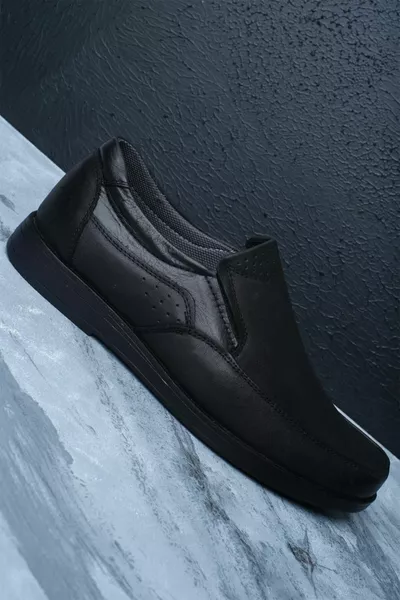 Chaussures de papa en cuir véritable pour tous les jours