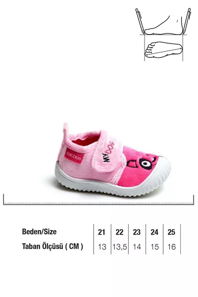  حذاء رياضي يومي للفتيات مع شريط لاصق للحضانة