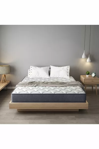 سرير أفانغارد أرثوبيدي فاخر مع قماش قطني أرثوبيدي  سم