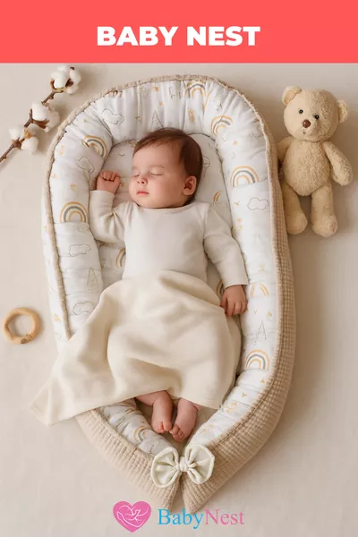 سرير - وسادة تقويمية بطانية وقماش قطني قوس قزح