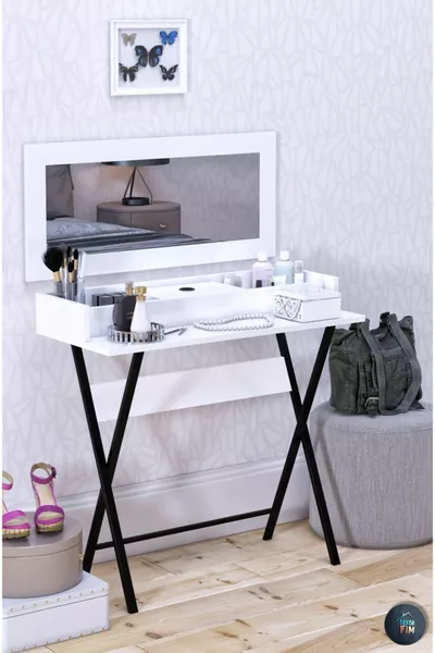 Stylish White Makeup Table