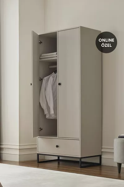 Armadio Kalinsta a 2 Ante - Bianco