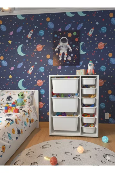 Armoire de Jouets Polyvalente à 9 Tiroirs et Unité de Rangement – Organisateur de Chambre d’Enfant avec ÉTIQUETTE CADEAU
