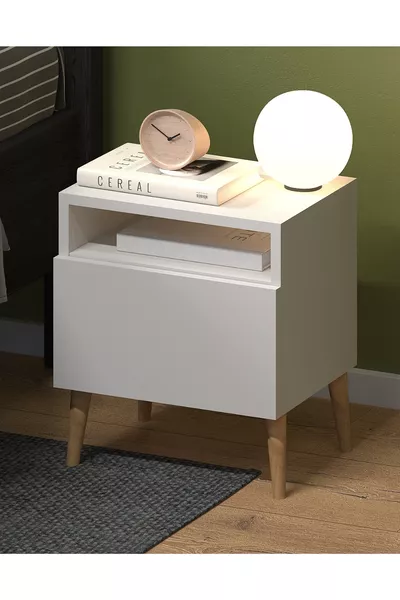 طقم طاولة جانبية بمزلاج لوكيه 2 قطعة