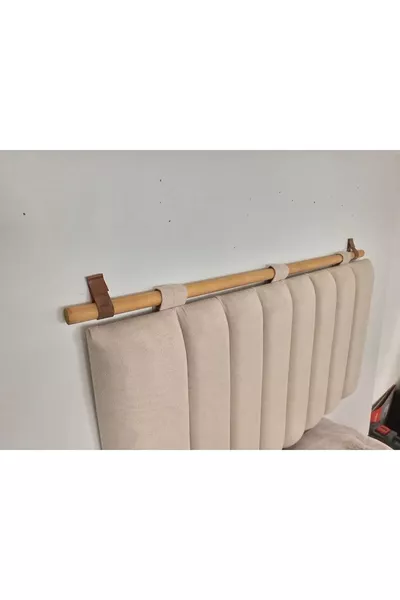 Bed Headboard, Lotus Headboard Cream, Double Bed Base Headboard with Size Options